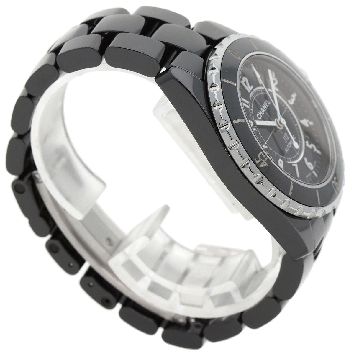 CHANEL J12 1.5" Watches H0685 Ceramic/Ceramic mens