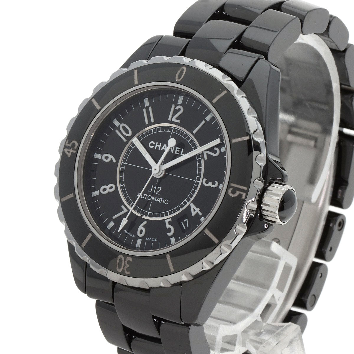 CHANEL J12 1.5" Watches H0685 Ceramic/Ceramic mens