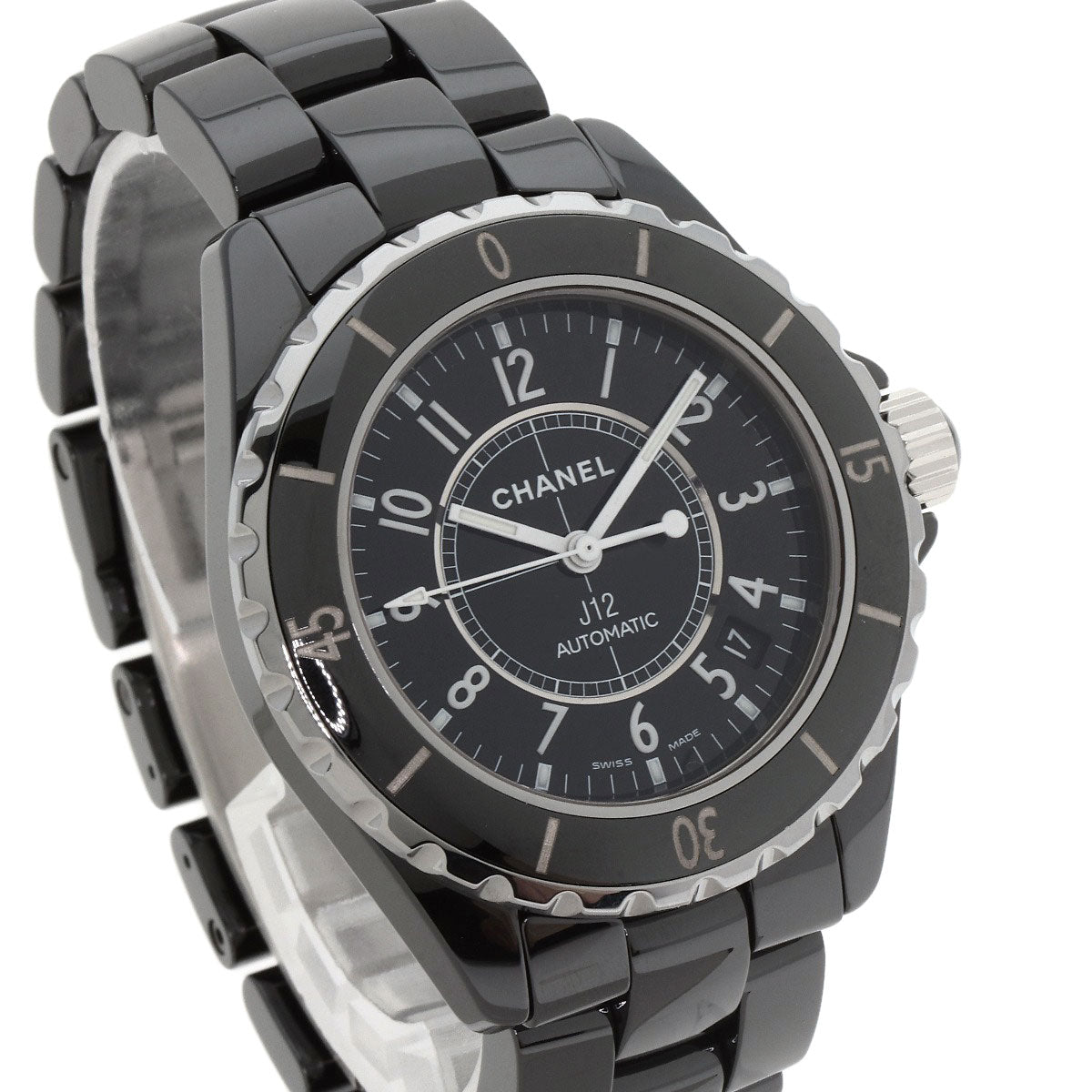 CHANEL J12 1.5" Watches H0685 Ceramic/Ceramic mens