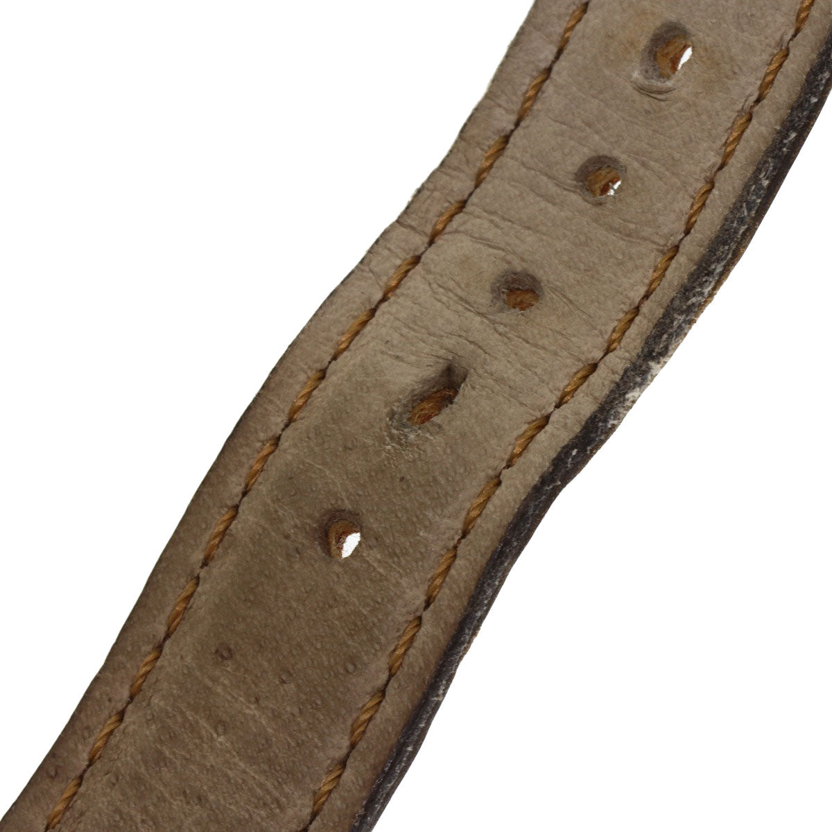 CARTIER Must tank SM Watches W1003053 Gold Plated/Leather Ladies