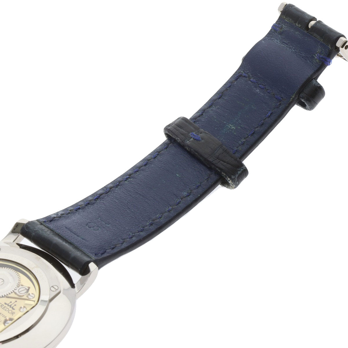 SEIKO CREDOR Signo UTD Watches GBAQ977 6870-00B0 K18 White Gold/Leather mens