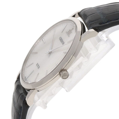 SEIKO CREDOR Signo UTD Watches GBAQ977 6870-00B0 K18 White Gold/Leather mens
