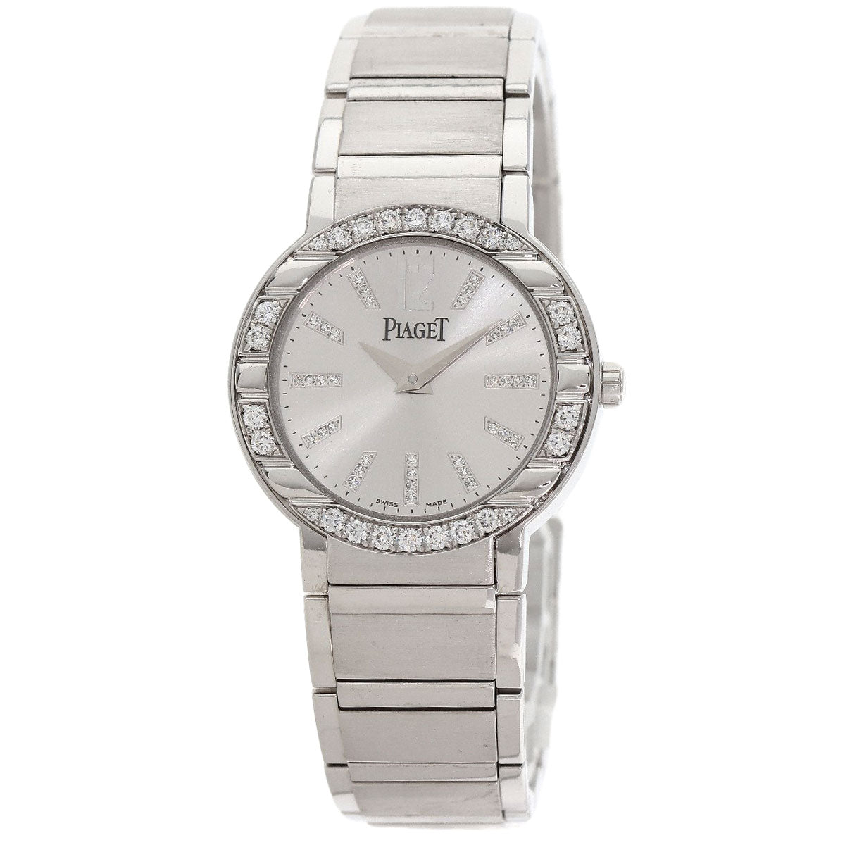 PIAGET Polo Diamond Watches P10140 K18 White Gold/K18 White Gold Ladies