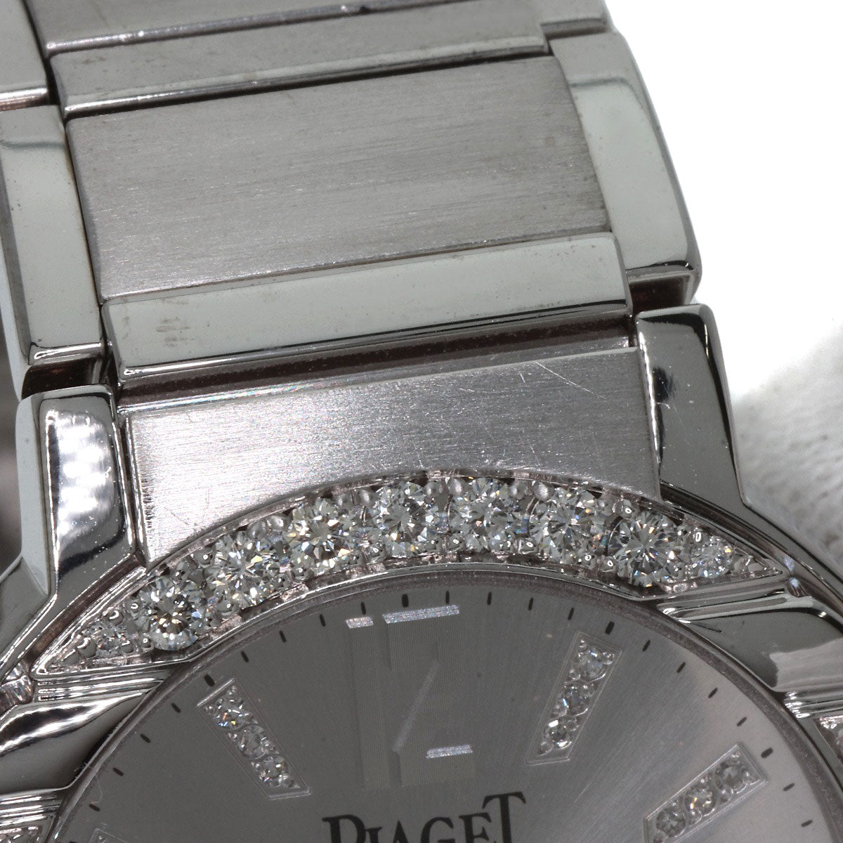 PIAGET Polo Diamond Watches P10140 K18 White Gold/K18 White Gold Ladies