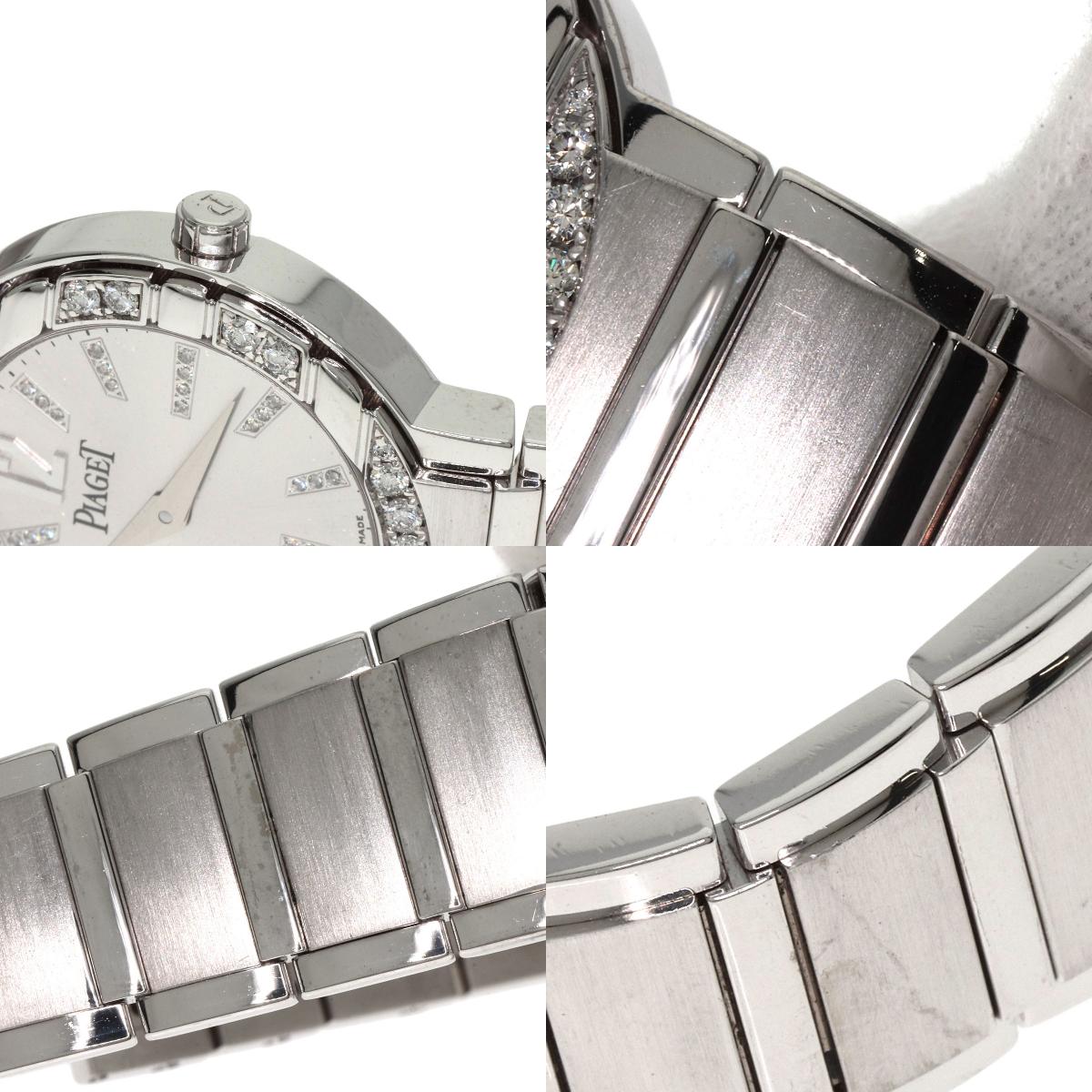 PIAGET Polo Diamond Watches P10140 K18 White Gold/K18 White Gold Ladies