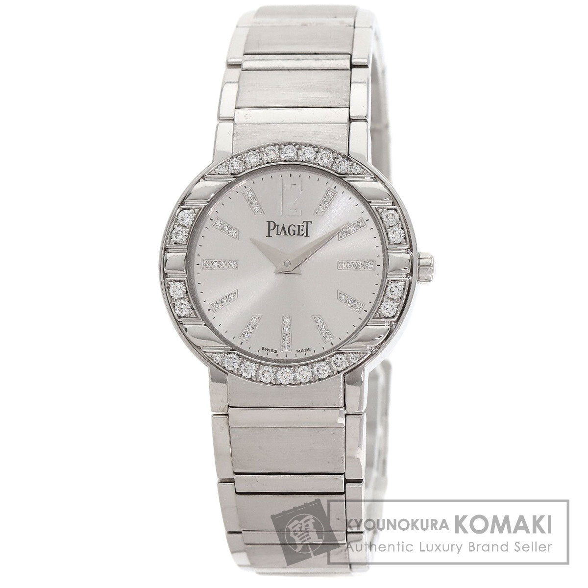 PIAGET Polo Diamond Watches P10140 K18 White Gold/K18 White Gold Ladies