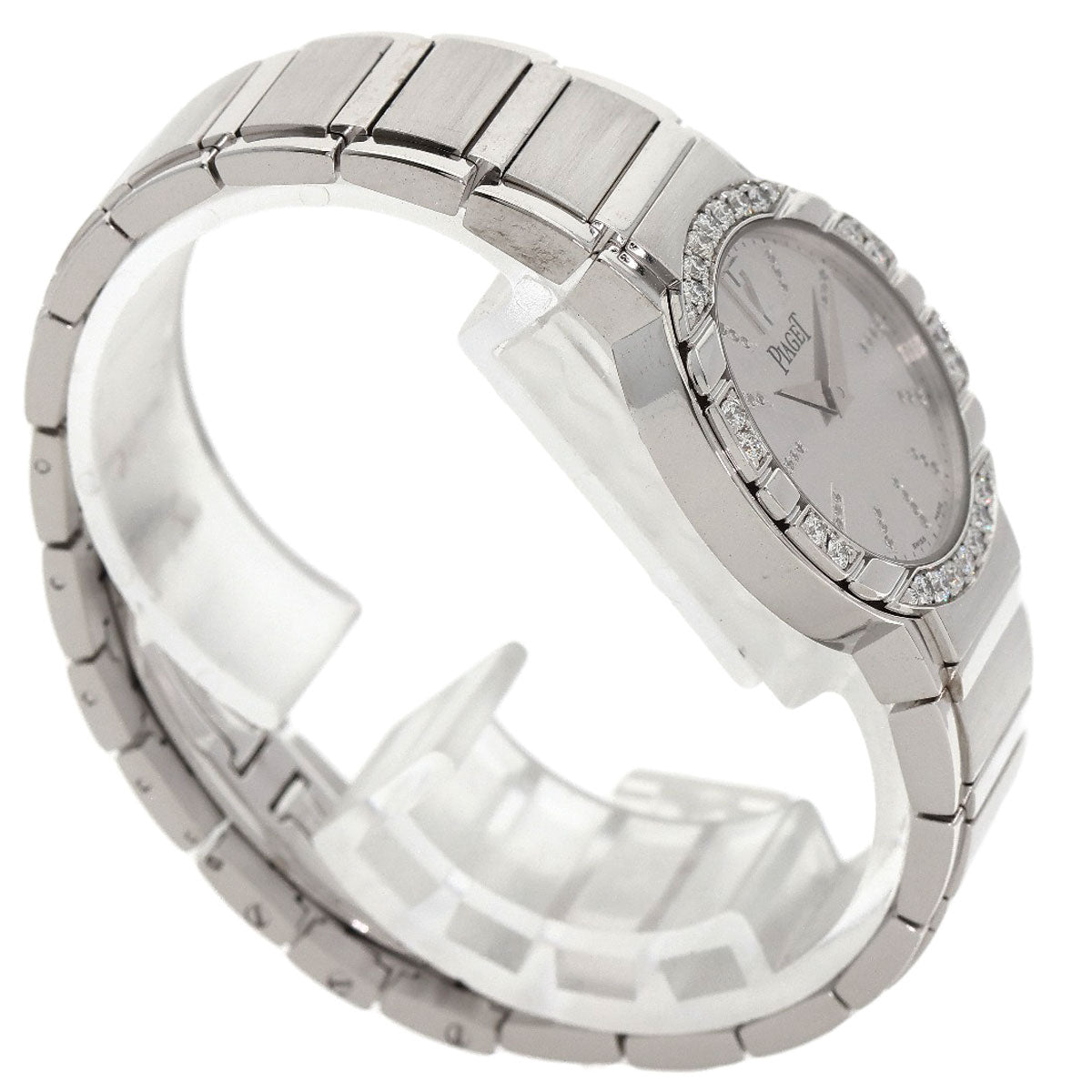 PIAGET Polo Diamond Watches P10140 K18 White Gold/K18 White Gold Ladies