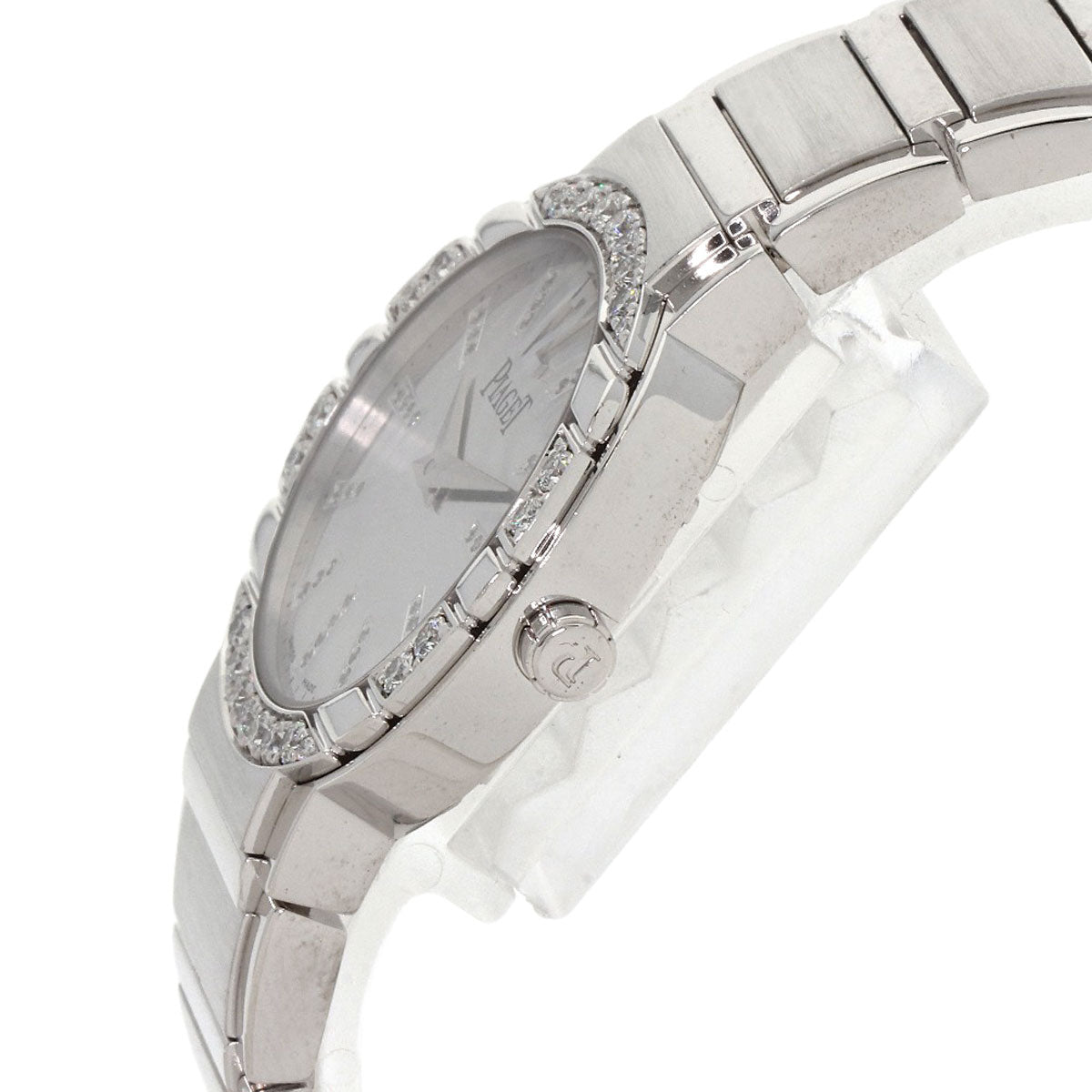 PIAGET Polo Diamond Watches P10140 K18 White Gold/K18 White Gold Ladies