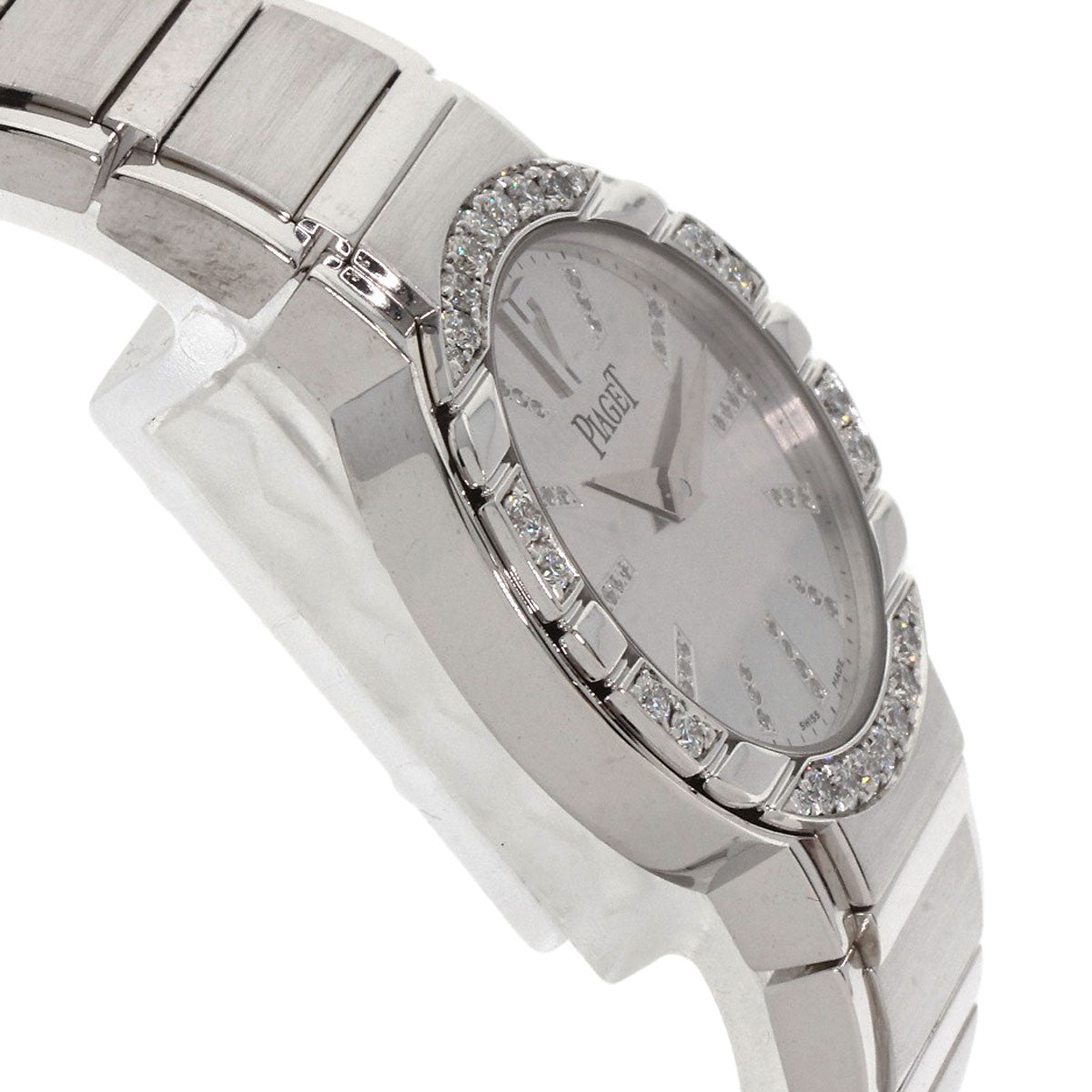 PIAGET Polo Diamond Watches P10140 K18 White Gold/K18 White Gold Ladies