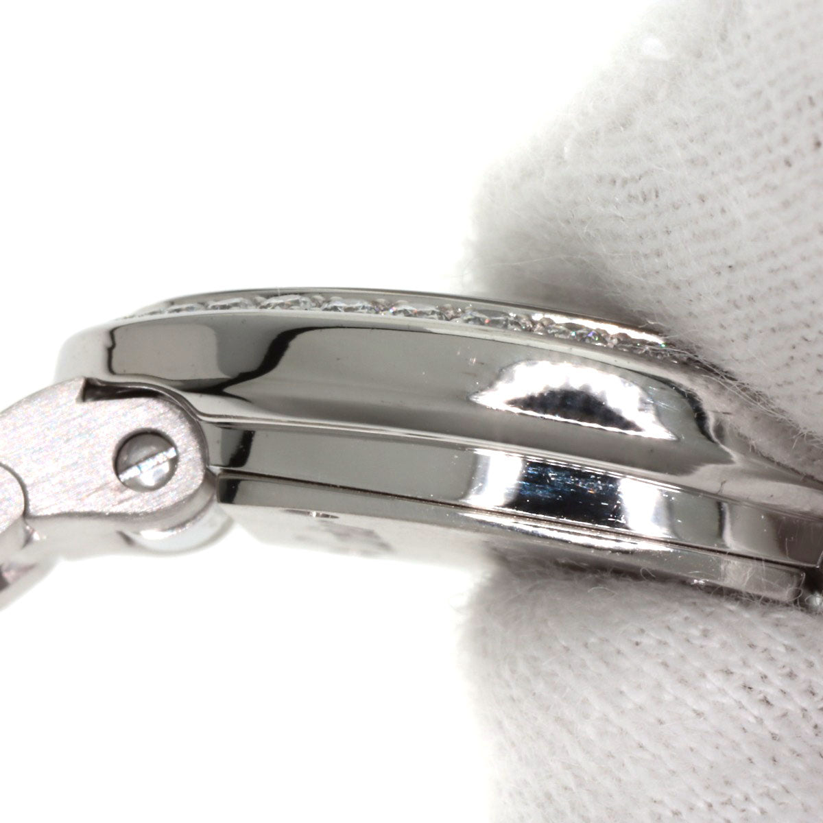 CARTIER Mini Baignoire Diamond Watches HPI00327 K18 White Gold/K18WGxDiamond Ladies