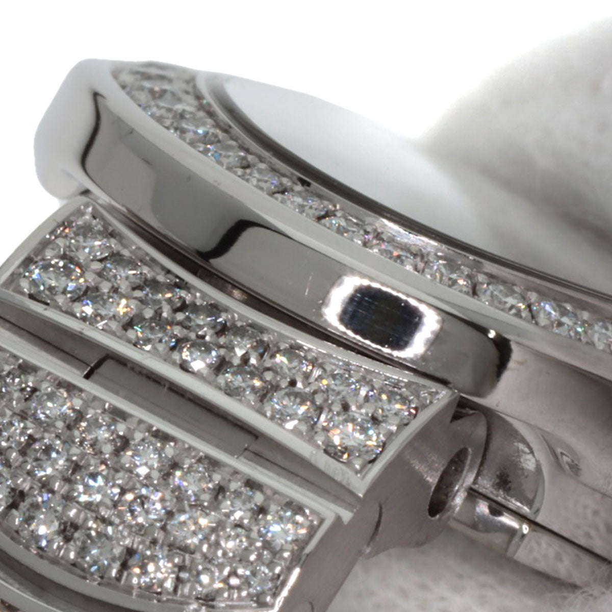 CARTIER Mini Baignoire Diamond Watches HPI00327 K18 White Gold/K18WGxDiamond Ladies