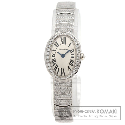 CARTIER Mini Baignoire Diamond Watches HPI00327 K18 White Gold/K18WGxDiamond Ladies