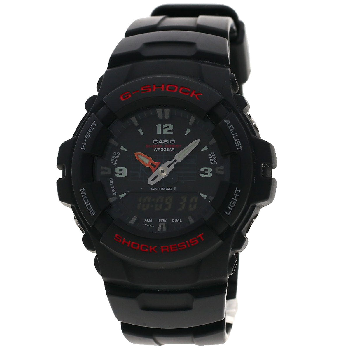 CASIO G shock Watches G-100-1BMJF Stainless Steel/resin mens