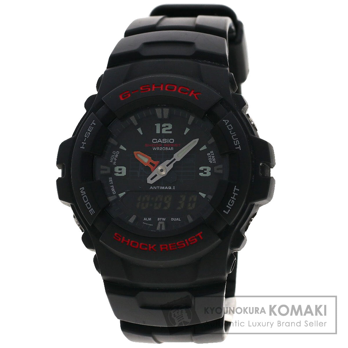 CASIO G shock Watches G-100-1BMJF Stainless Steel/resin mens