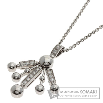 BVLGARI Astrale Fireworks Diamond Necklace K18 White Gold Ladies [Used]