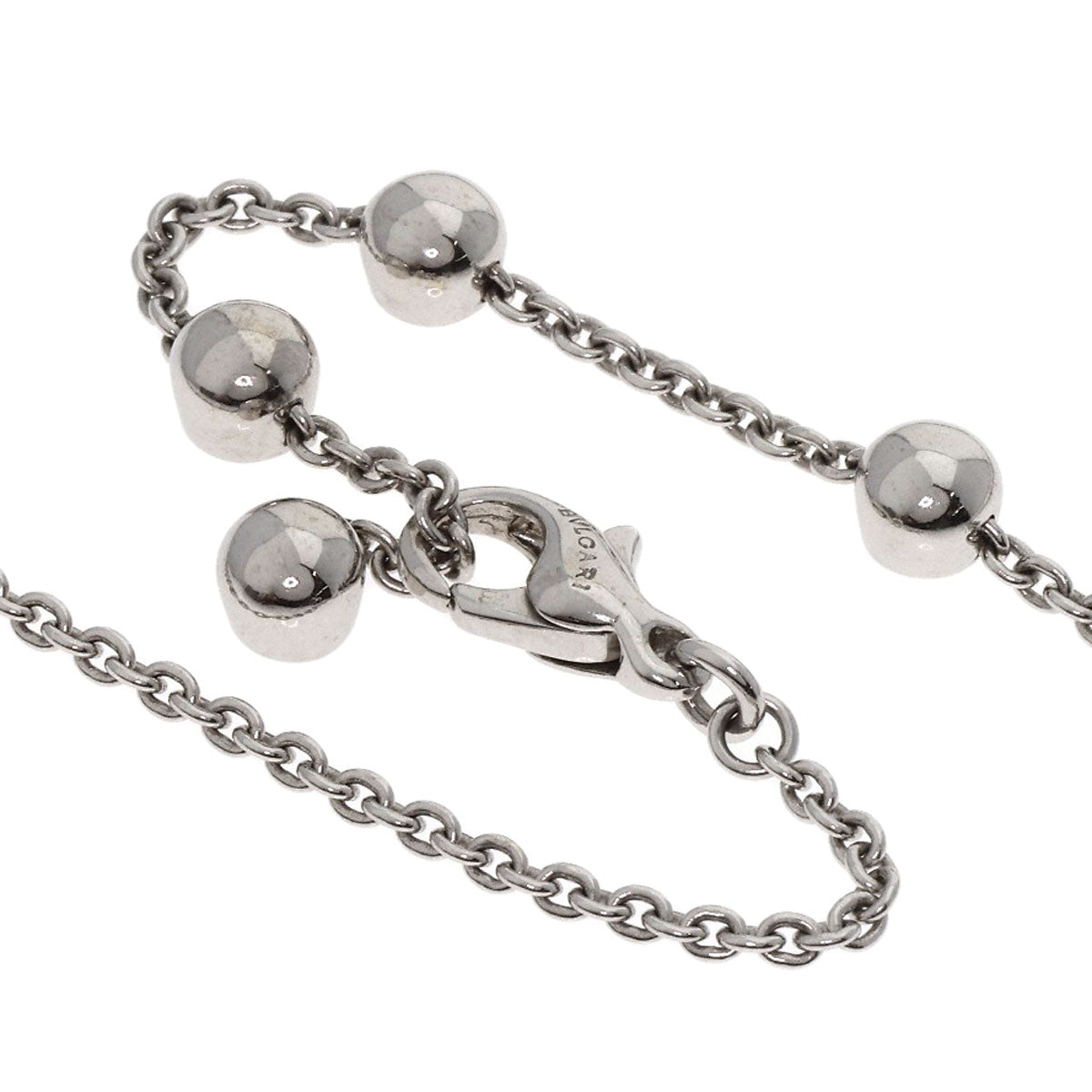 BVLGARI Astrale Fireworks Diamond Necklace K18 White Gold Ladies [Used]