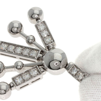 BVLGARI Astrale Fireworks Diamond Necklace K18 White Gold Ladies [Used]