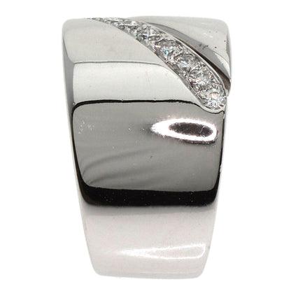 HERMES Diamond #48 Ring K18 White Gold Ladies [Used]