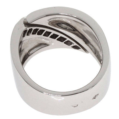 HERMES Diamond #48 Ring K18 White Gold Ladies [Used]