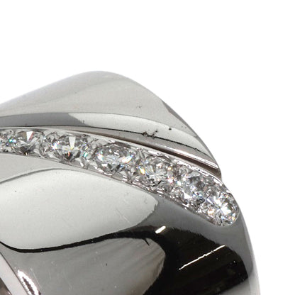 HERMES Diamond #48 Ring K18 White Gold Ladies [Used]