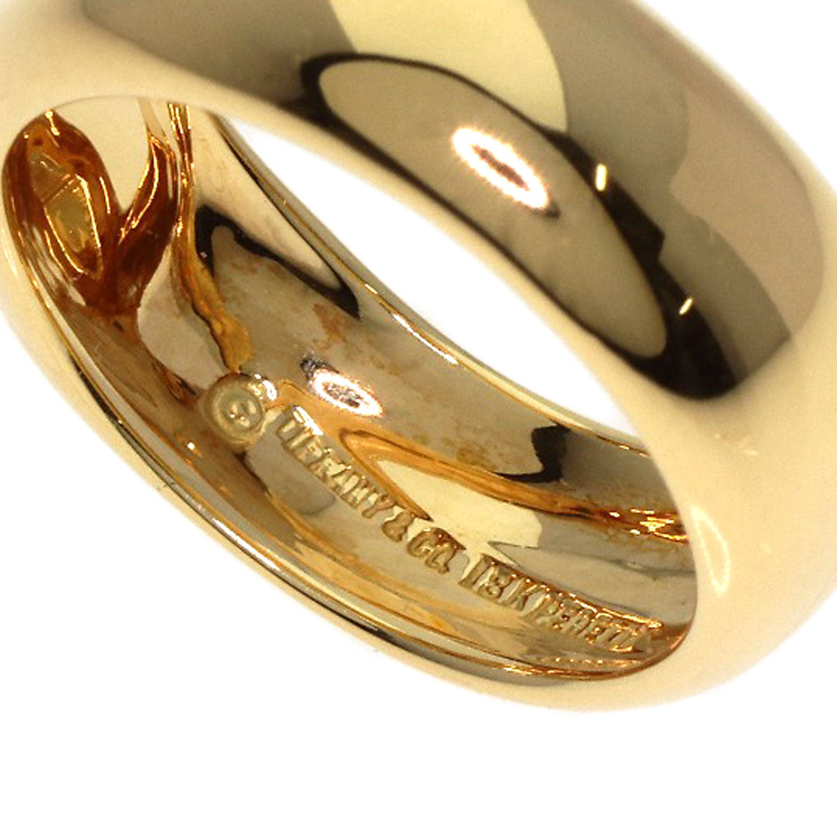 TIFFANY&Co. Full heart Ring K18 Yellow Gold Ladies [Used]
