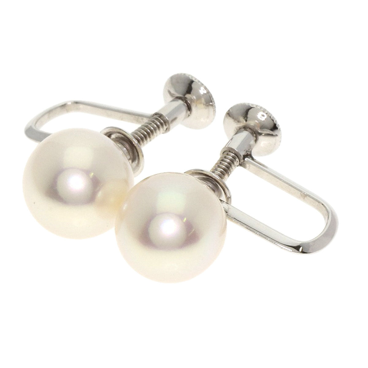 TASAKI Akoya pearl Pearl Earring K14 White Gold Ladies [Used]