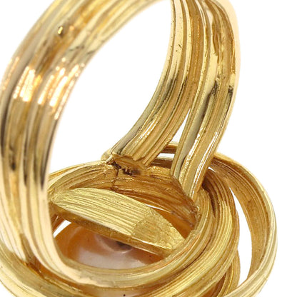 TASAKI Golden Pearl Pearl Diamond Ring K18 Yellow Gold Ladies [Used]