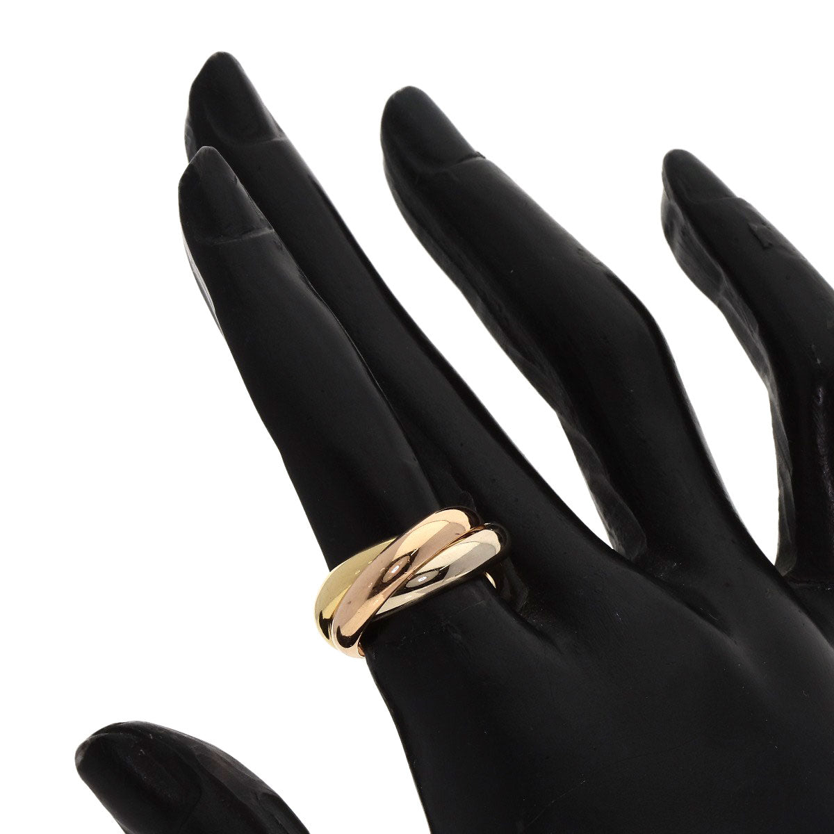 CARTIER Trinity MM #48 Ring K18 Yellow Gold K18 White GoldLadies [Used]
