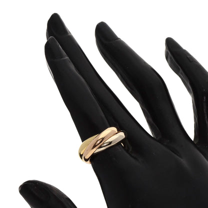CARTIER Trinity MM #48 Ring K18 Yellow Gold K18 White GoldLadies [Used]