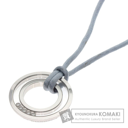 Chopard Happy diamond Necklace K18 White Gold Ladies [Used]