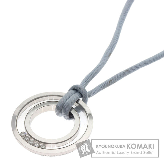 Chopard Happy diamond Necklace K18 White Gold Ladies [Used]