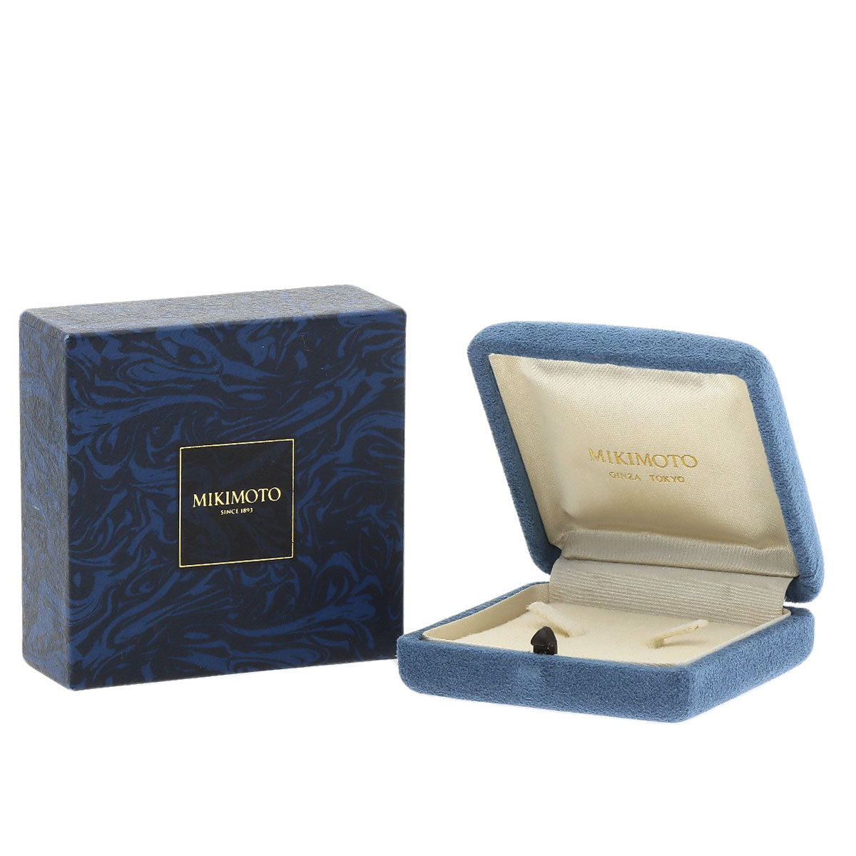 MIKIMOTO Pearl Pearl 1P Diamond Rose Motif Necklace K18 Yellow Gold Ladies [Used]