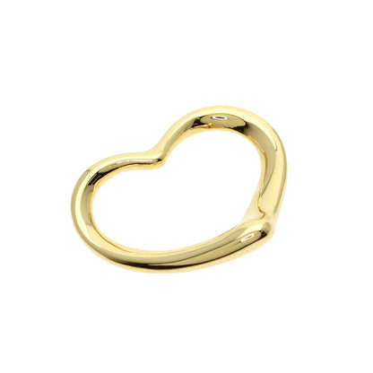 TIFFANY&Co. Open Heart TOP Pendant top K18 Yellow Gold Ladies [Used]