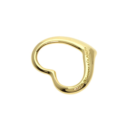 TIFFANY&Co. Open Heart TOP Pendant top K18 Yellow Gold Ladies [Used]