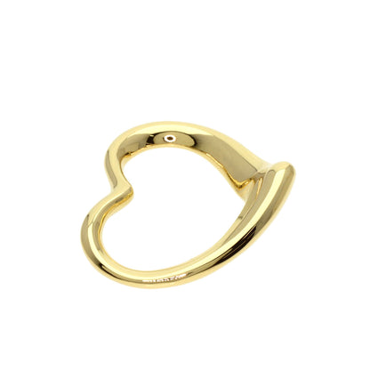 TIFFANY&Co. Open Heart TOP Pendant top K18 Yellow Gold Ladies [Used]