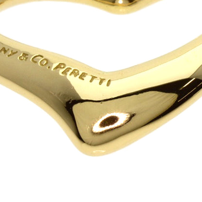 TIFFANY&Co. Open Heart TOP Pendant top K18 Yellow Gold Ladies [Used]
