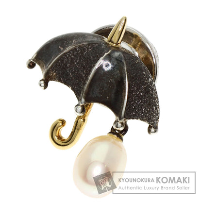 MIKIMOTO Freshwater Pearl Brooch Brooch Silver 18K Yellow GoldLadies [Used]