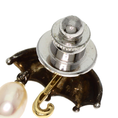 MIKIMOTO Freshwater Pearl Brooch Brooch Silver 18K Yellow GoldLadies [Used]
