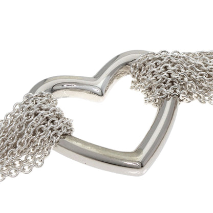 TIFFANY&Co. Open Heart Toggle Chain Bracelet Silver Ladies [Used]