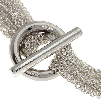 TIFFANY&Co. Open Heart Toggle Chain Bracelet Silver Ladies [Used]