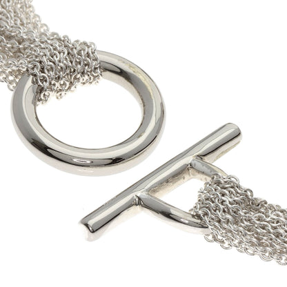 TIFFANY&Co. Open Heart Toggle Chain Bracelet Silver Ladies [Used]