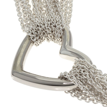TIFFANY&Co. Open Heart Toggle Chain Bracelet Silver Ladies [Used]