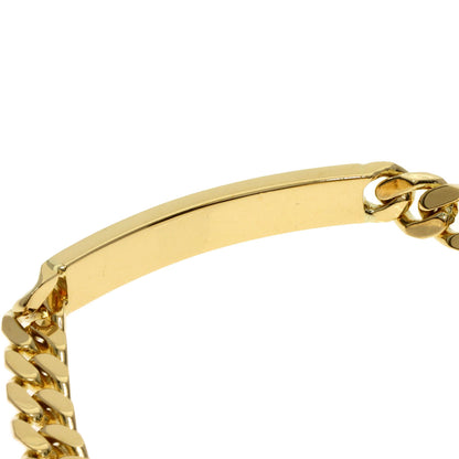 Curb Chain Kihei 4-Sided Plate Bracelet K18 Yellow Gold 26.8g　Ladies