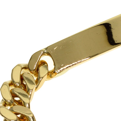 Curb Chain Kihei 4-Sided Plate Bracelet K18 Yellow Gold 26.8g　Ladies
