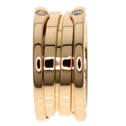 BVLGARI B.zero1 4P Diamond Japan Limited #48 Ring K18 Pink Gold Ladies [Used]