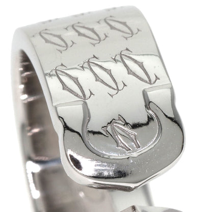CARTIER C2 2000 Christmas Limited #50 Ring K18 White Gold Ladies [Used]