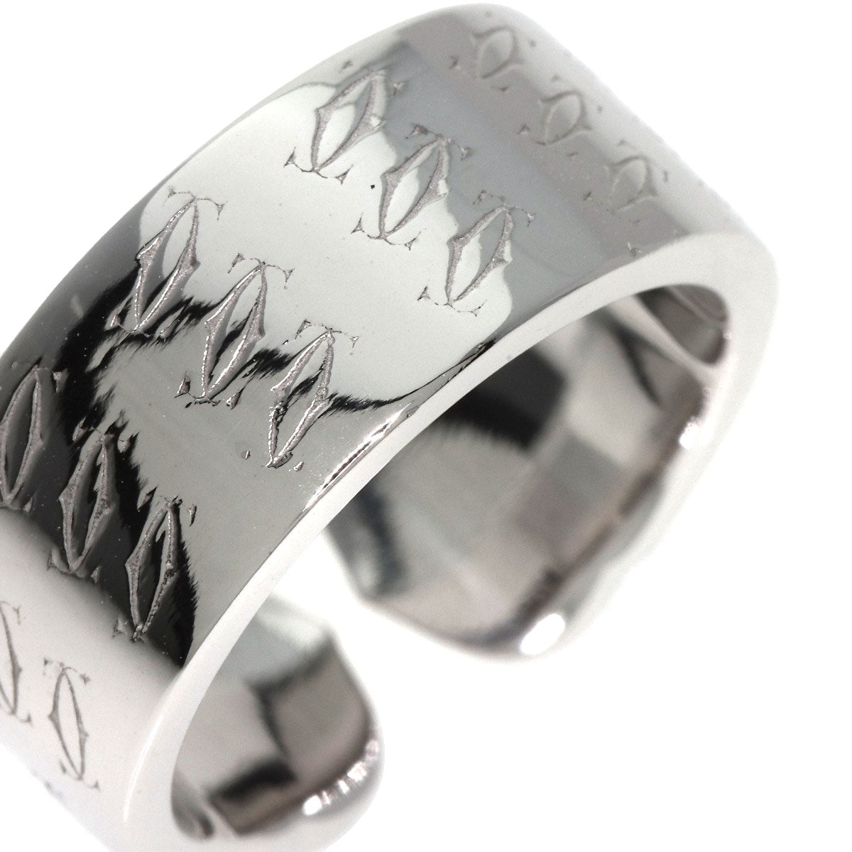 CARTIER C2 2000 Christmas Limited #50 Ring K18 White Gold Ladies [Used]