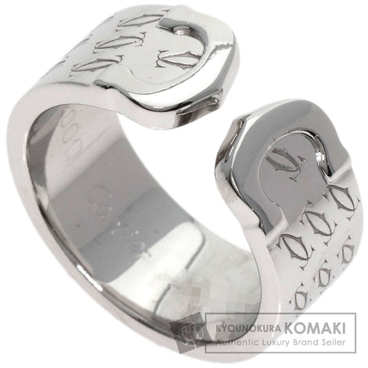 CARTIER C2 2000 Christmas Limited #50 Ring K18 White Gold Ladies [Used]