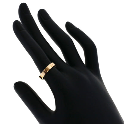 CARTIER Mini love ring #51 Ring K18 Pink Gold Ladies [Used]