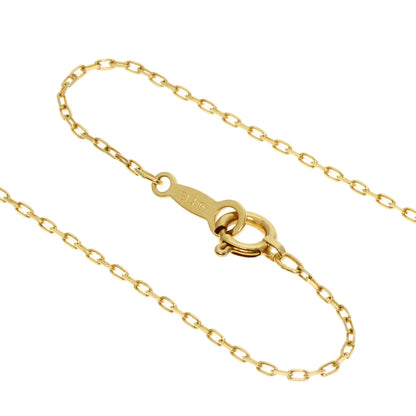 MIKIMOTO Pearl Pearl 1P Diamond Necklace K18 Yellow Gold Ladies [Used]